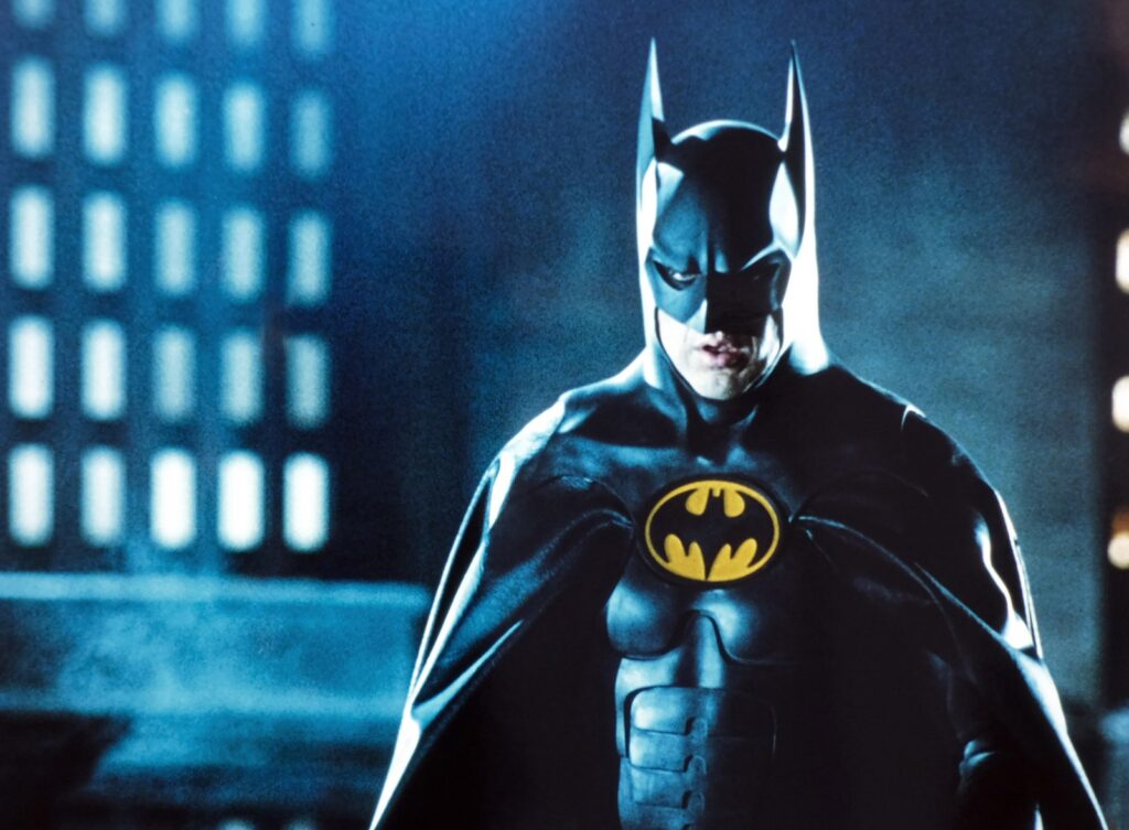 Michael Keaton como Batman em 1989. © WARNER BROS / EVERETT COLLECTION.