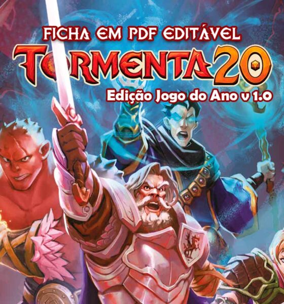Tormenta 20  Confira a nova Ficha T20 Edição Jogo do Ano - Multiversos