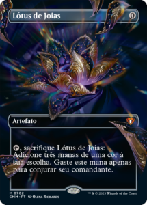 Magic The Gathering MTG Commander Masters Lótus de Joias